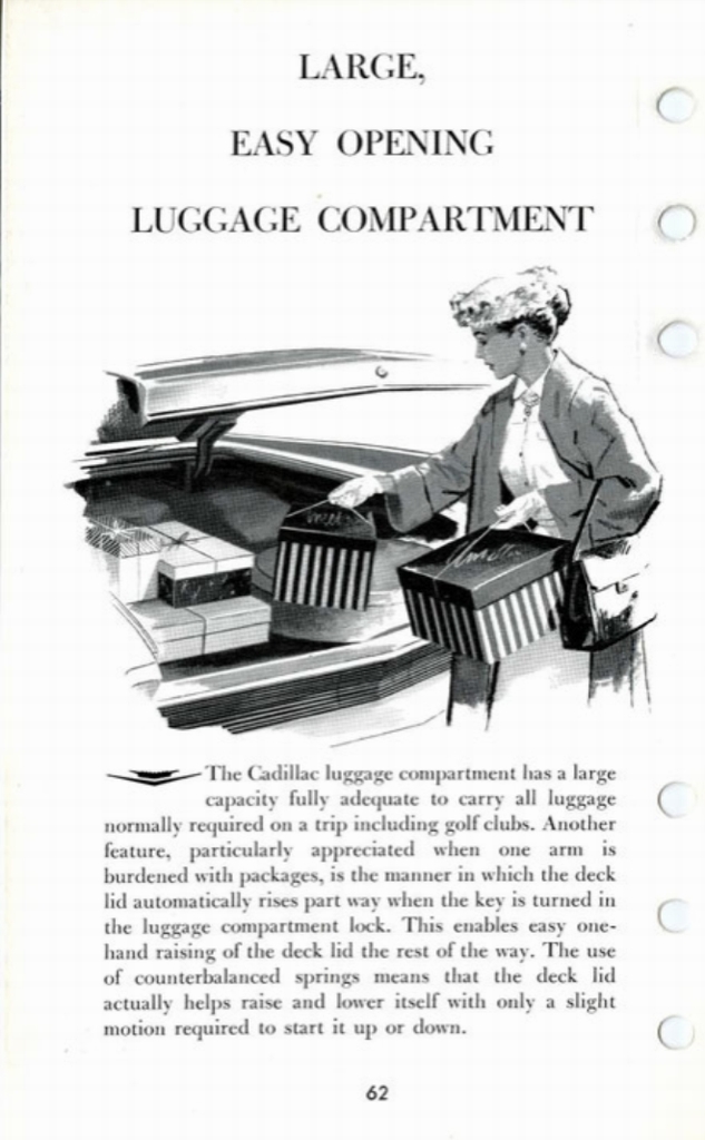 1960 Cadillac Salesmans Data Book Page 57